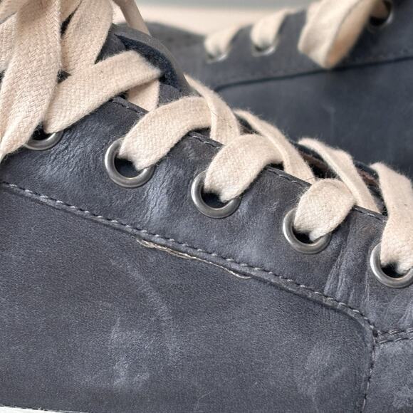 Taos Plim Soul Black Leather Lace Up Sneakers Women’s Size 7.5 - Picture 7 of 11